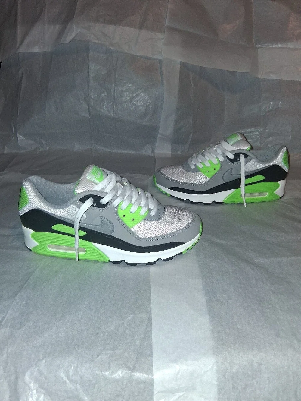 Nike Air Max 90 Retro Lime Recraft Sneakers , Men 8 = Women 9.5
